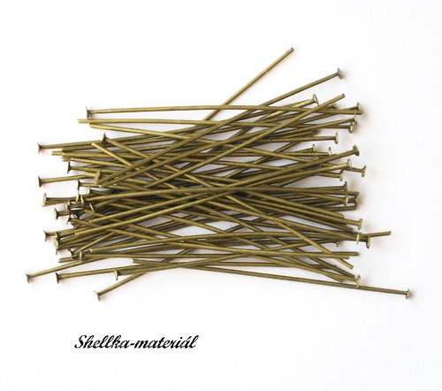 1627.Nýty bronz/ 50mm/ 50 kusů