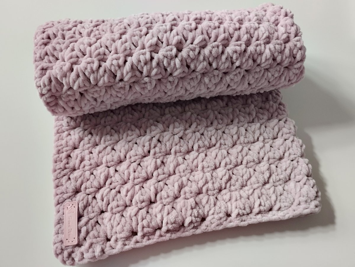 Deka pro miminko pudrově růžová 83x71cm