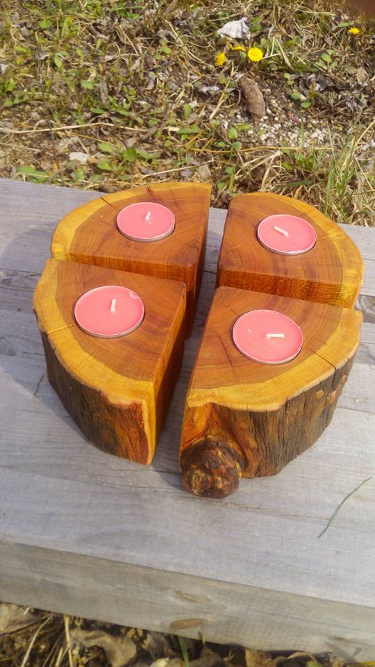 Sada svícnů Třešeň