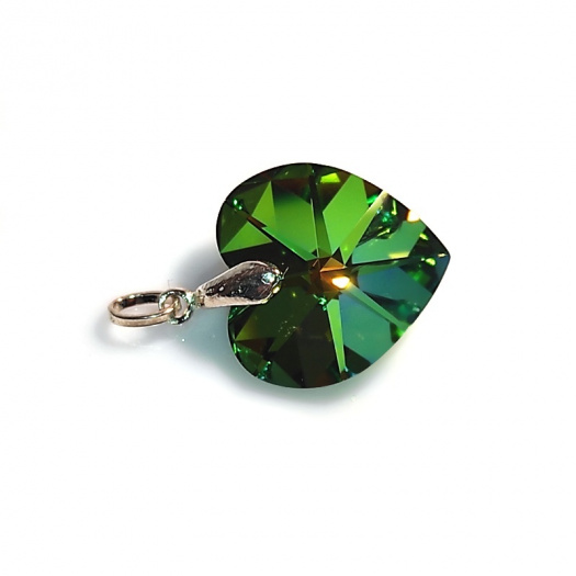 AG přívěsek, Swarovski, Heliotrop