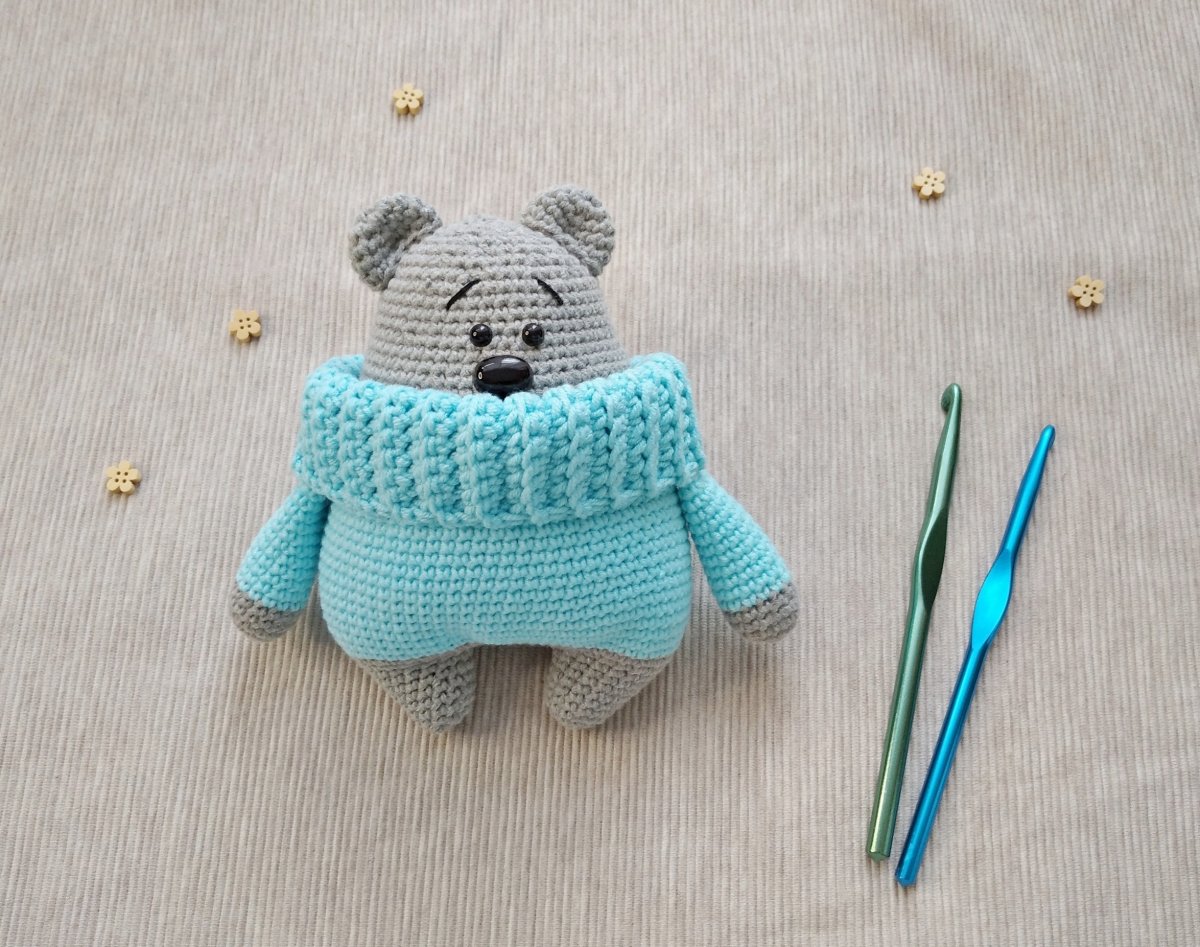 Háčkovaný medvídek