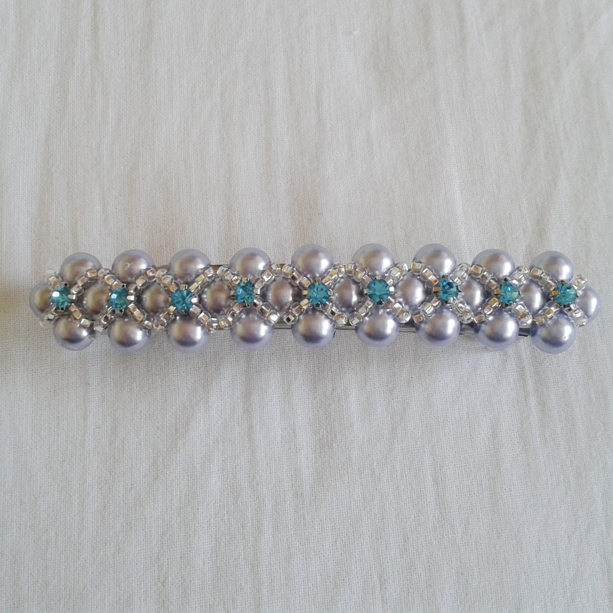 SLEVA - Fialová císařská spona (177)