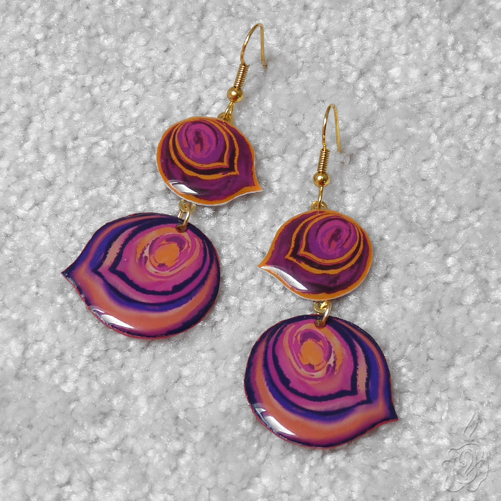 Velké barevné náušnice