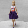 Barevné šatičky pro Barbie