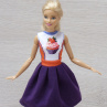Barevné šatičky pro Barbie