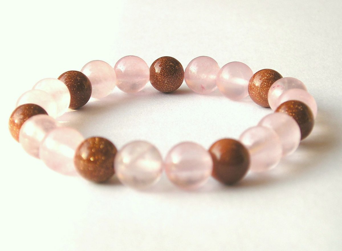 Avanturín a růženín..harmonie, láska, štěstí