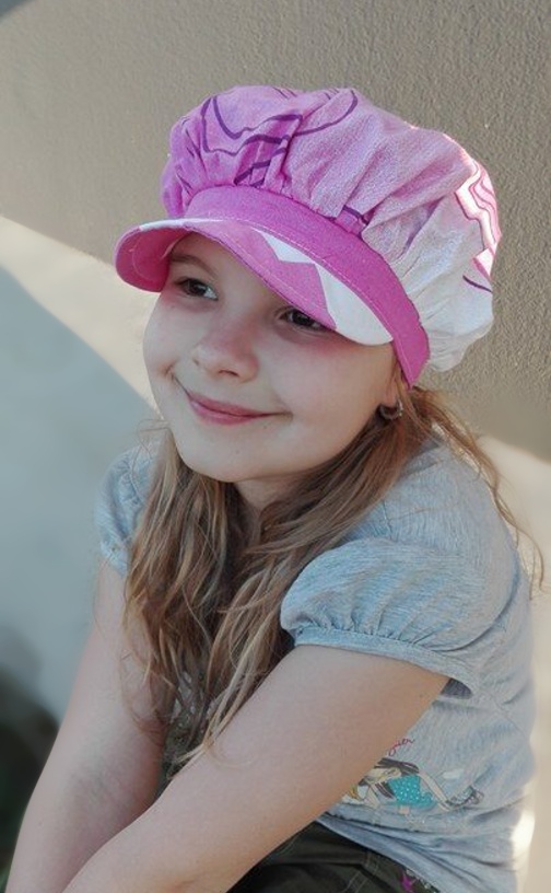 čepice letní bekovka,kšiltovka  do růžova