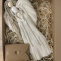 Macramé andělka v boho stylu v dárkovém setu - krémová ( natural ).