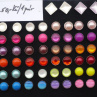 Světle fialové perleťové puzetky - náušnice