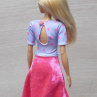 Dlouhé šaty pro Barbie