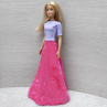 Dlouhé šaty pro Barbie