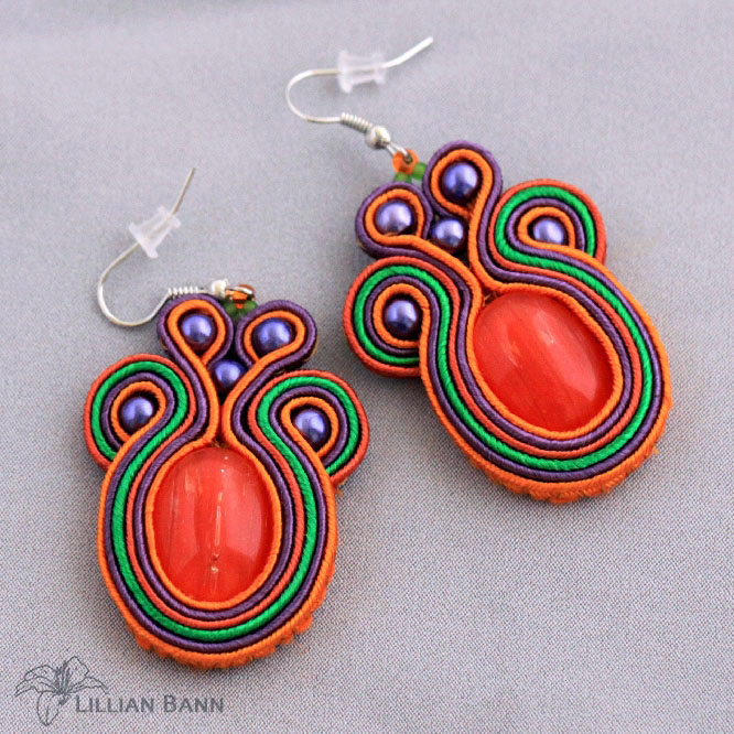 Sutaškové náušnice Tropical