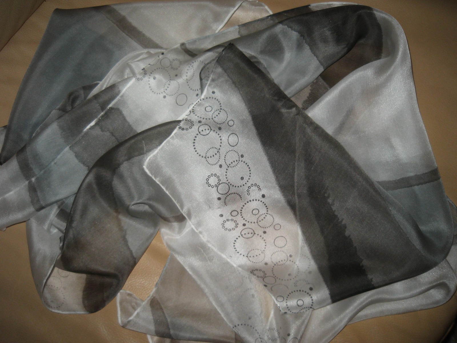 Hedvábná  šála 45 x 180 cm