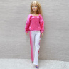 Kalhoty a mikina pro Barbie