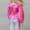 Kalhoty a mikina pro Barbie