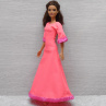 Neonové šaty pro Barbie