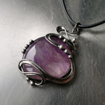 Náhrdelník Arely   (ametyst)