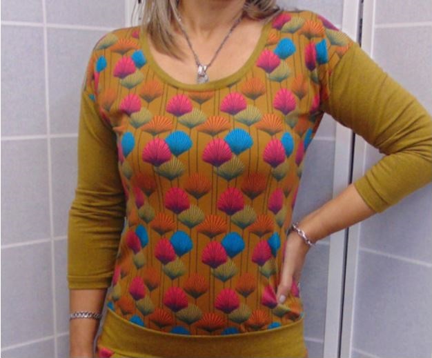 Tričko vějířky XS - XXXL