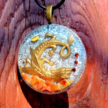 Orgonit Amuletový šperk - Dračí síla * Ochrana 