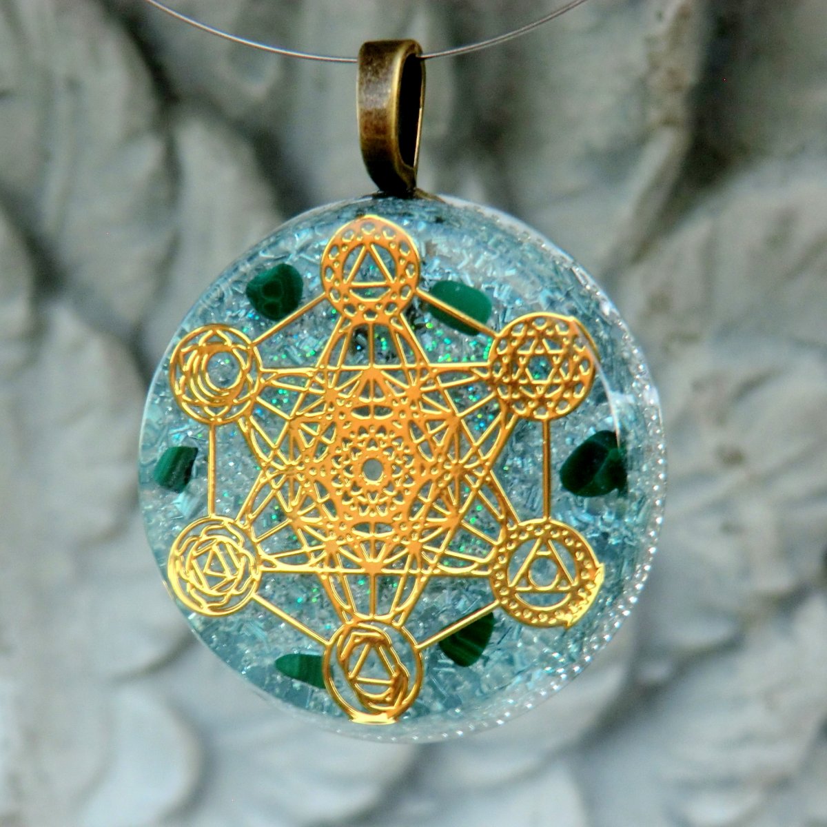 Orgonit pro Tělo i Duši (E) * Malachitový Metatron