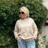 Mikina krémová