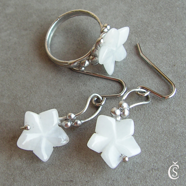 Náušničky k prstýnku REZERVACE 