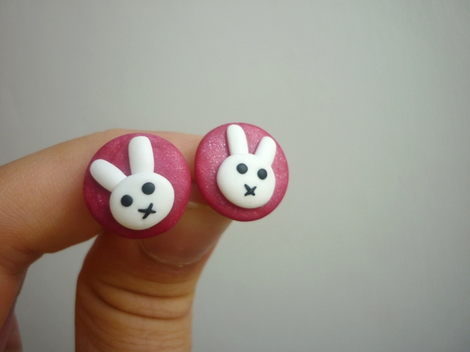 králíčci - náušnice