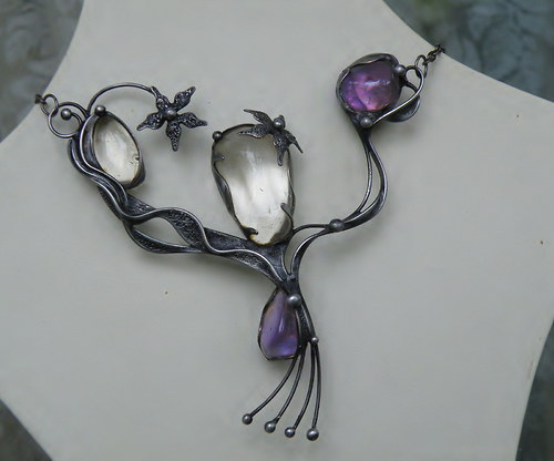 Zahrada ticha... (Křišťál, Ametrín) souprava