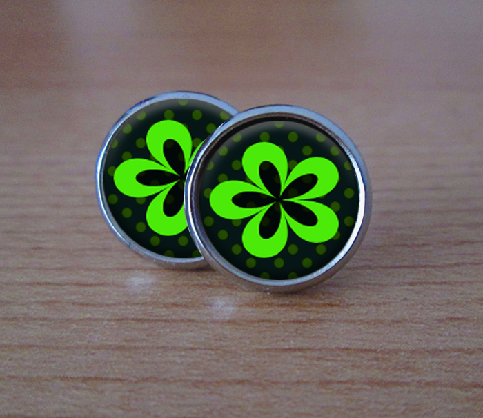 COOL PECKY - Zelený neon kvítek