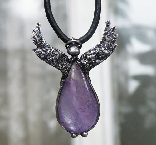 Anděl strážný... (Ametyst - slzička) 