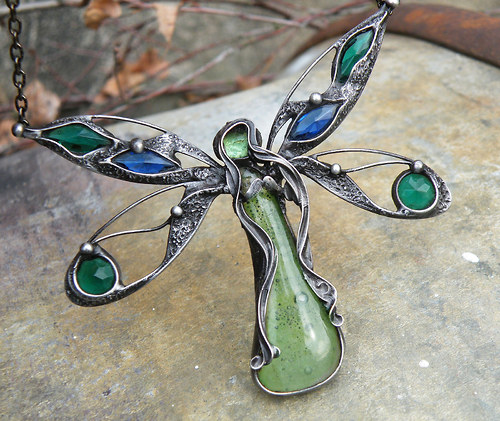 Jarní víla...(sklo) souprava