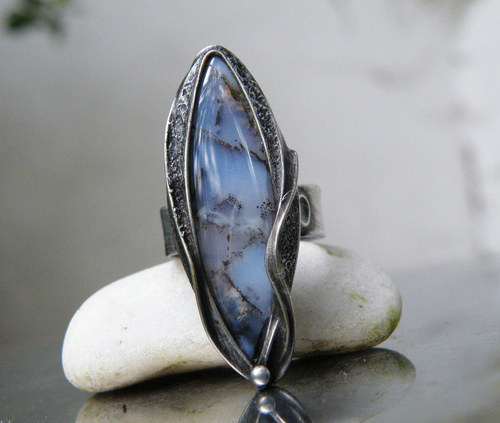 Přízraky v mlze...(Merlinit XXL) prsten