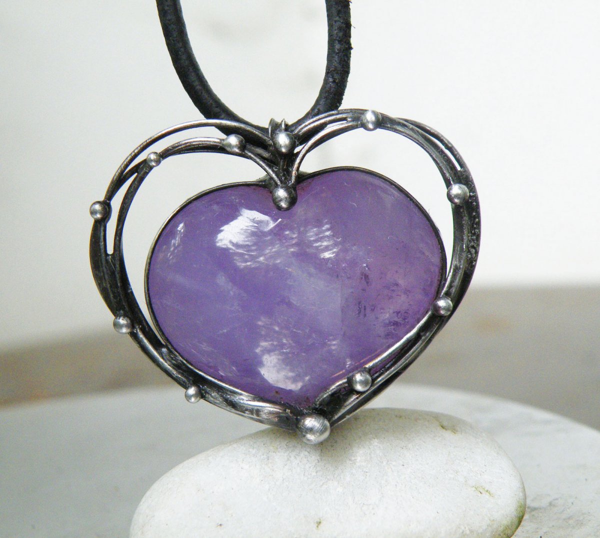 Fialkové srdce...(Ametyst)