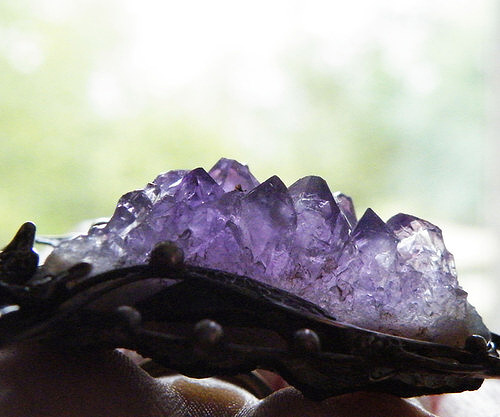 Kvetoucí krystaly...(Ametyst - drůza)