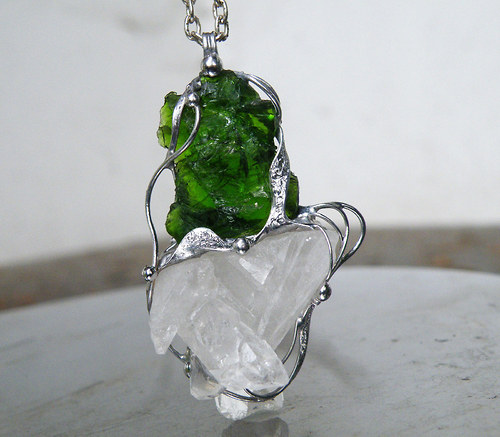 Sairön...(Křišťál, Chromdiopsid extra) 