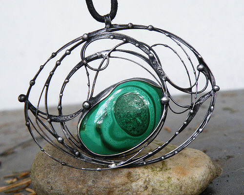 Oko lesa...(Malachit top kvalita) 