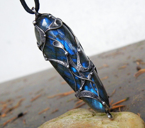 Modrý déšť...(Labradorit XXL)