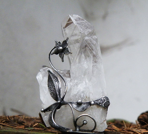 Kvetoucí krystaly...(Křišťál) dekorace