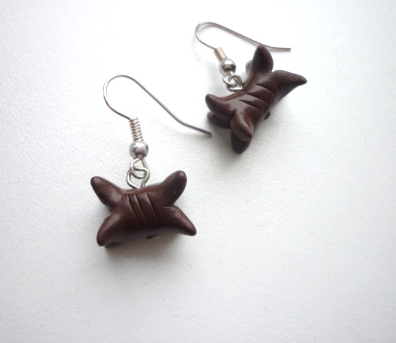 Buřty - fimo náušnice