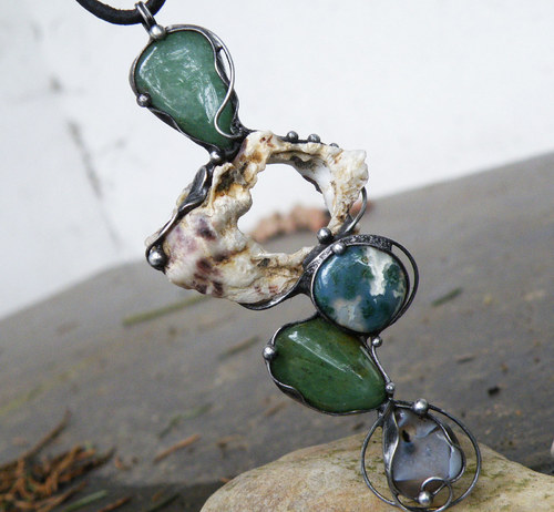 Arienë ...(Achát, Avanturín, mušle) souprava