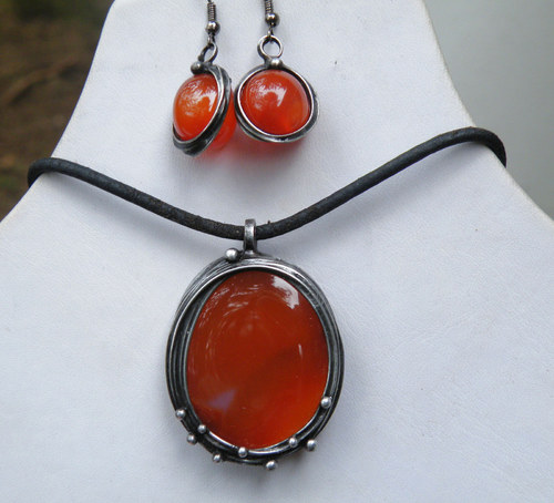 Vnitřní oheň...(Karneol) souprava