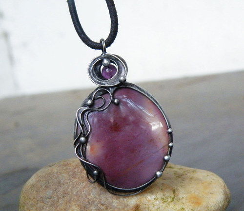 Svítání...(Jaspis, Mokait, Ametyst)