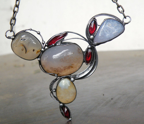 Kouzlo podzimu...(Acháty, Chalcedon, sklo)