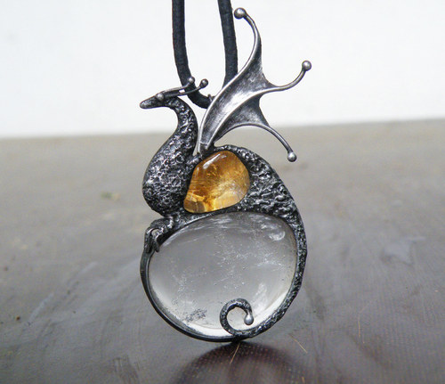 Darsis...(Křišťál, pálený Citrín)