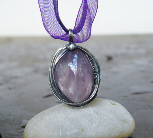 Vůně šeříků...(ametyst) souprava