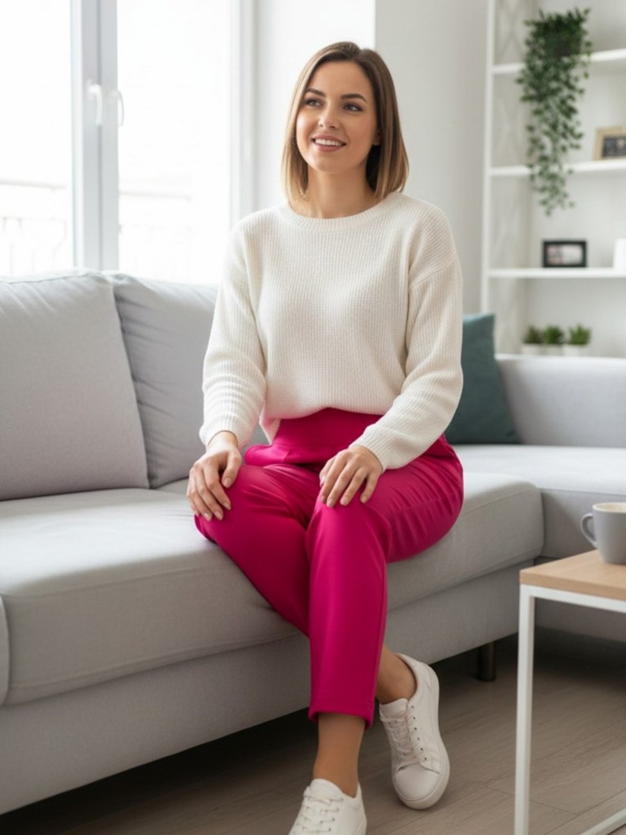 Dámské kalhoty Sára pink S/M,L