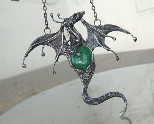 Arhea...lesní dračice...(Malachit)   