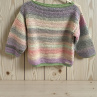 Ručně pletený svetr Duha - XS/S
