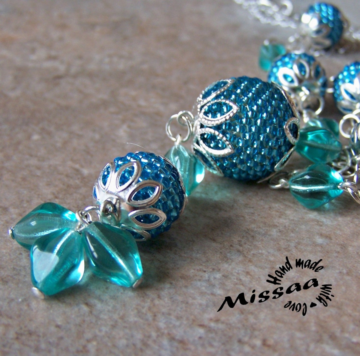 Náhrdelník "Blue Lagoon"