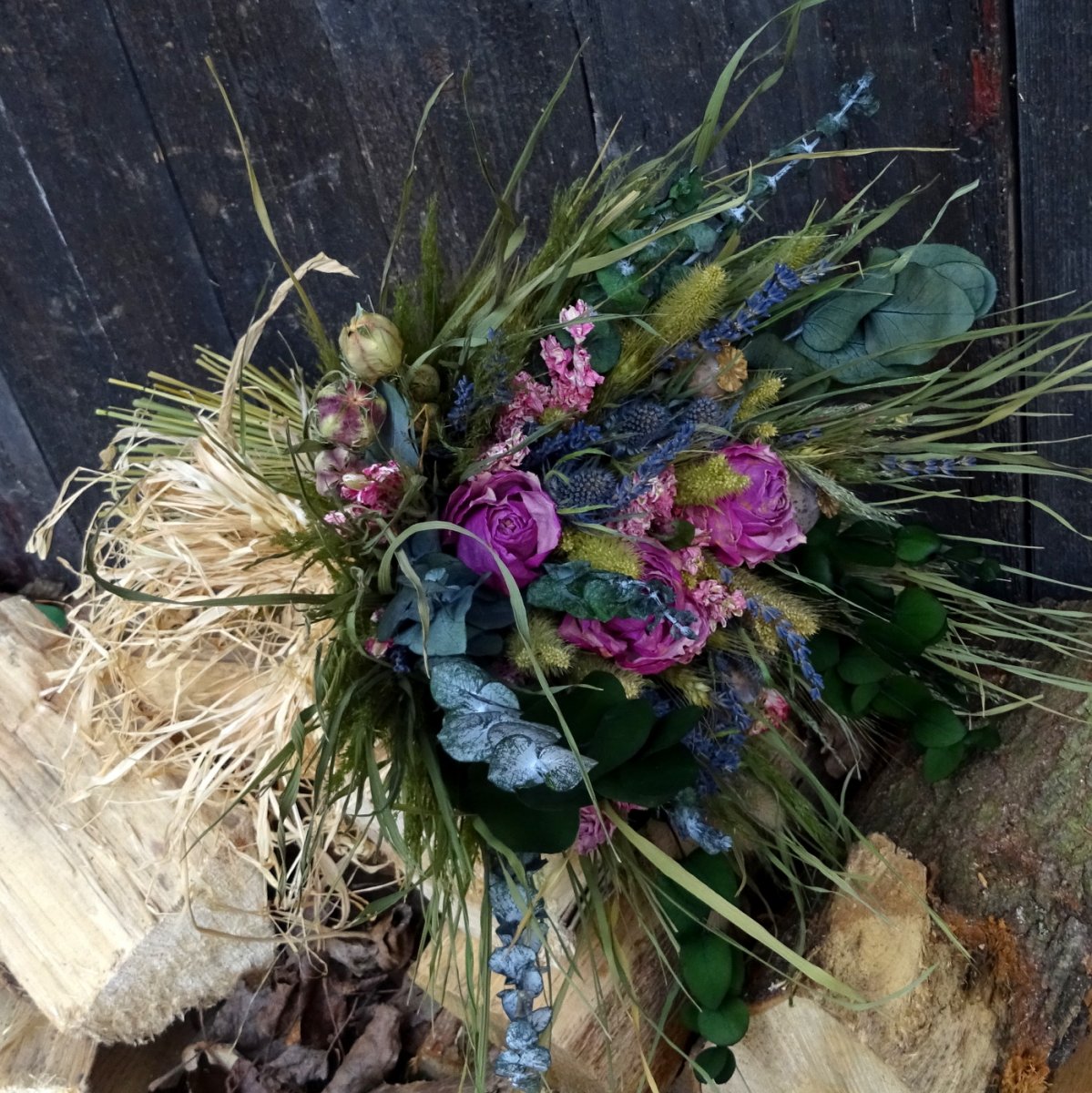 Kytice - Přírodní s eucalyptem